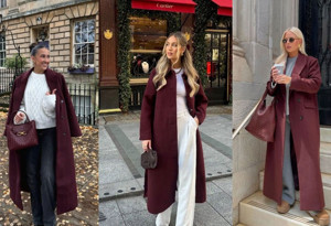 Kışın gözdesi bordo: Sezonun en şık bordo mont ve palto modelleri