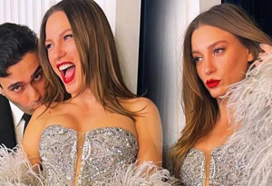 Serenay Sarıkaya ve Mert Demir'den yeni romantik kare