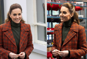 Galler Prensesi Kate Middleton'dan 60’lar esintili retro şıklık