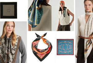 Bahar gardırobunuz için ipek fular önerileri