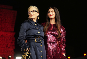 Anne Hathaway ve Meryl Streep, Meksika'da buluştu