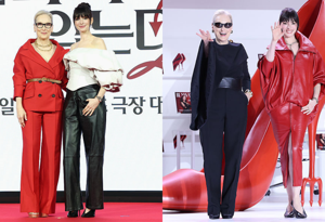 Şeytan Marka Giyer 2'nin Seul prömiyerinde kırmızı halı şıklığı
