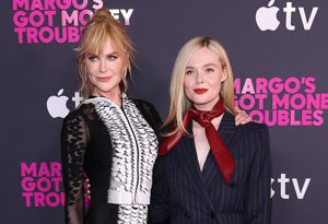 Elle Fanning ve Nicole Kidman yeni dizilerinin galasında