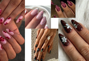 Hailey Bieber'ın Coachella tercihi: Çiçek desenli kalıcı oje