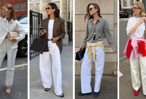 İlkbahar sezonu için 11 beyaz kot kombini