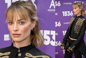 Margot Robbie, McQueen şıklığıyla galada göz kamaştırdı