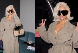 Kim Kardashian'ın yeni saç stilinde Marilyn Monroe esintisi