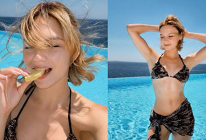 Nilsu Berfin Aktaş, Mykonos tatilinde