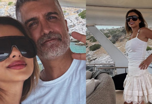 Özcan Deniz ve Samar Dadgar, tatilde aşk tazeledi