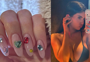 Kylie Jenner’ın başlattığı tırnaklarda “Bedazzling” akımı