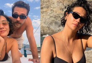 Aybüke Pusat ve Furkan Andıç'tan tatil pozları