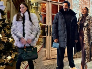 Fahriye Evcen'den Moskova'da aşk dolu paylaşım