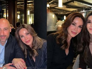 Demet Şener yeni yaşını sevgilisi ve kızıyla kutladı