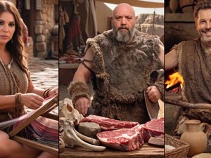 'Kızılcık Şerbeti karakterleri Viking köyünde
