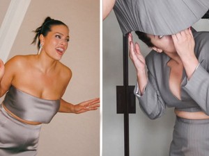 Büyük beden mankeni Ashley Graham'ın MET Gala hazırlığı