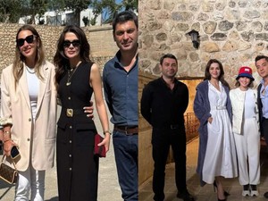 Mardin’de çekilen Uzak Şehir dizisinin setini ziyaret eden ünlüle