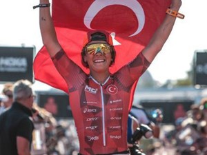 Merve Güney, 20. IRONMAN France yarışında birincilik elde etti