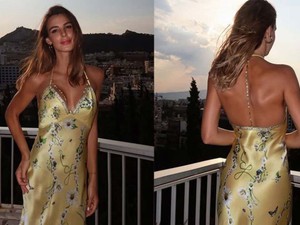 Aslışah Alkoçlar'ın Yunanistan look'u!