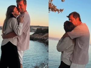 Neslişah Alkoçlar'dan eşi Engin Altan Düzyatan'a romantik kutlama