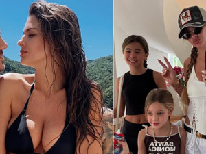 Icardi'nin sevgilisi China Suarez çocuklarına kavuştu