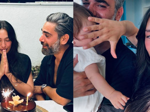 Neslihan Atagül'den oğlu ve eşiyle doğum günü paylaşımı