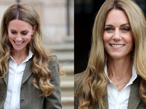 Kate Middleton yeni sarı saçlarıyla görüntülendi