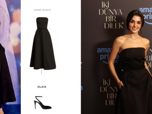 'İki Dünya Bir Dilek' Hande Erçel'in gala tarzı: Kombin detayları