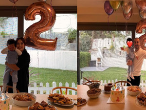 Ezgi Mola oğlu Can'ın 2. yaş gününü kutladı