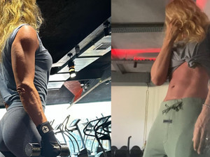 Biricik Suden'den kaslı poz