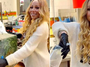 42 bin dolarlık yüzüğünü plastik eldivenin üstüne taktı