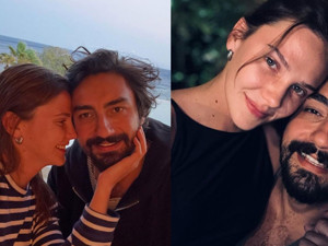 Alina Boz ve Umut Evirgen'den romantik kareler