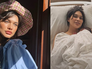 Yeni doğum yapan Beste Kökdemir'den kızıyla poz