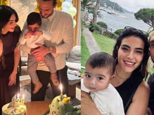 Melisa Aslı Pamuk ve Yusuf Yazıcı'ın oğlu Mylan 1 yaşında