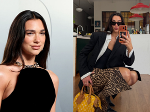 Dua Lipa'dan stil dersi: Leopar desenli ilkbahar görünümü