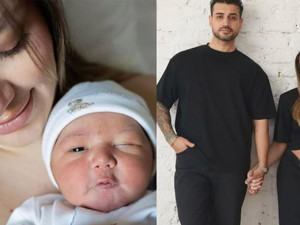 Damla Altun bebeğinin yüzünü gösterdi