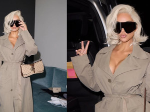 Kim Kardashian'ın yeni saç stilinde Marilyn Monroe esintisi