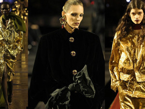 Altının ışıltısı: Saint Laurent 2027 İlkbahar-Yaz koleksiyonu