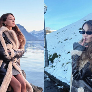 Ebru Şahin, İsviçre tatilinden yeni pozlarını paylaştı