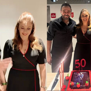 Kerem Alışık ve Evrim Alasya'dan 50. oyun kutlaması