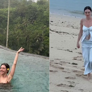 Melis Sezen, Bali'ye gitti! Yağmura karşı dansı beğeni topladı