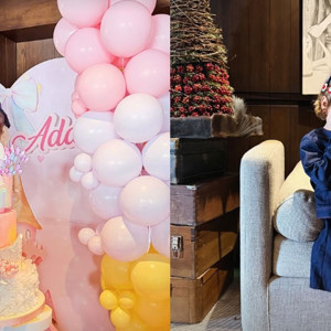 Aslışah Alkoçlar-Kaan Demirağ'dan kızları Ada için kutlama