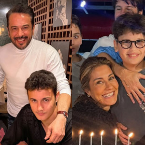 Çağla Şıkel ve Emre Altuğ'un oğlu Uzay 14 yaşına girdi