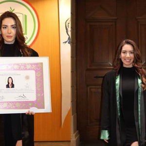 Kızılcık Şerbeti'nin Çimen'i Selin Türkmen resmen avukat oldu