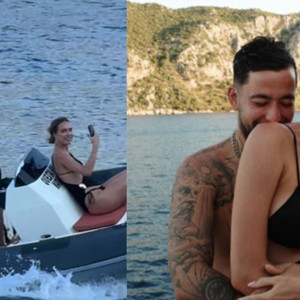 Mahmut Orhan ve sevgilisi Daria Iakubchik'in tatili