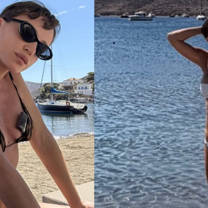 Gülşen Yunanistan tatilinden bikinili pozlarını paylaştı