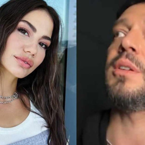 Murat Boz ile Demet Özdemir, sel sularından botla kurtarıldı