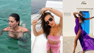 Ünlüler tatil sezonunu açtı! İşte ünlülerin imrendiren tatil pozları!