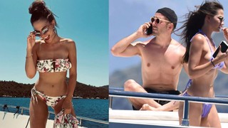 Nişanın ardından soluğu tatilde aldılar! İşte Demet Özdemir ve Oğuzhan Koç'un tekne tatilinden kareler