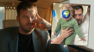 Kıvanç Tatlıtuğ’un oğlu Kurt Efe görüntülendi! İlk kez bu kadar net...
