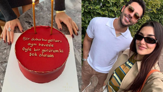 Hande Erçel'in doğum günü pastası Hakan Sabancı'ya gönderme olarak yorumlandı